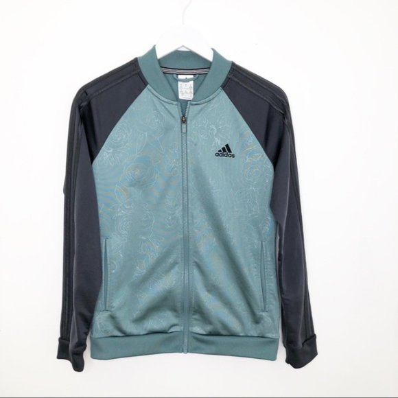 adidas embossed track jacket